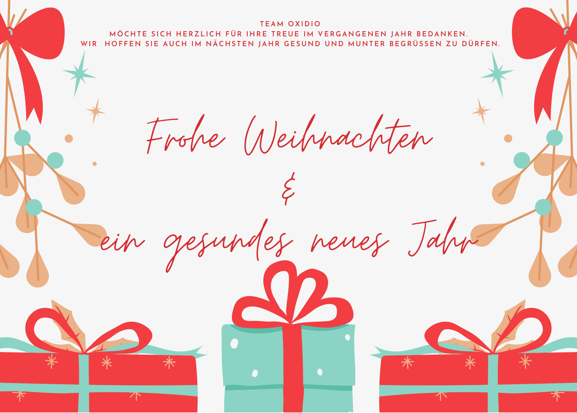 Frohe Weihnachten Oxidio